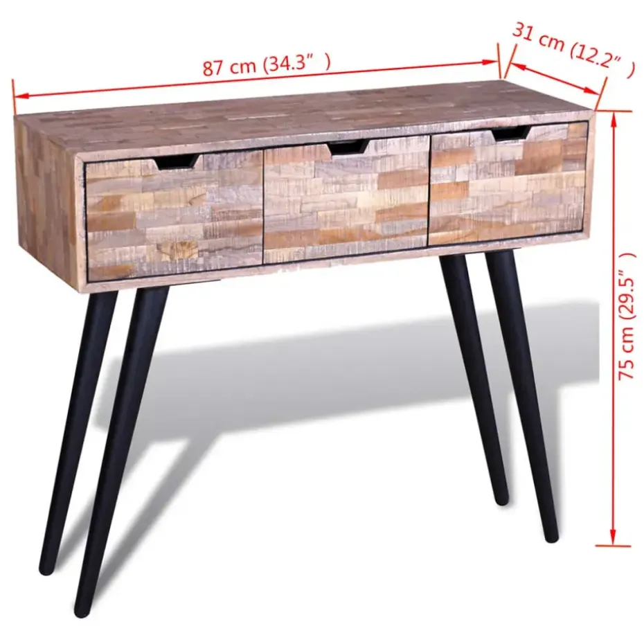 vidaXL - Salontafel - Bruin - Hout