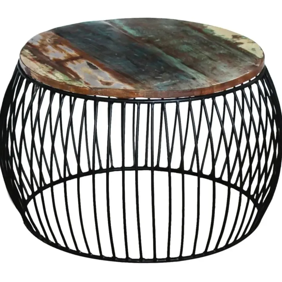 vidaXL - Salontafel - Bruin - Hout - 68 x 37 cm