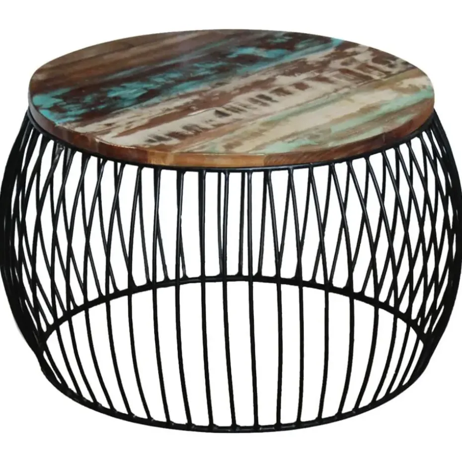 vidaXL - Salontafel - Bruin - Hout - 68 x 37 cm