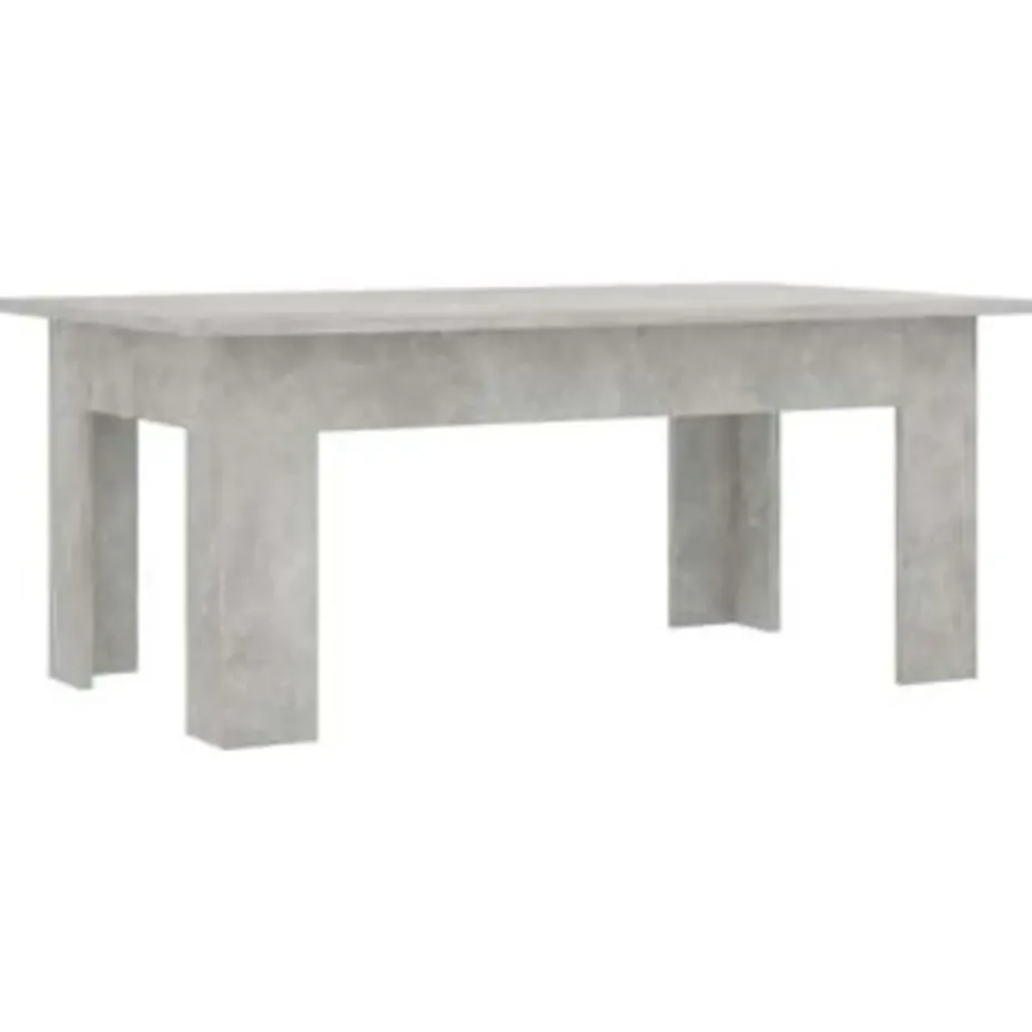 vidaXL - Salontafel - Grijs - Bewerkt hout - 100 x 60 x 42 cm
