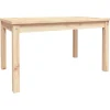 vidaXL - Salontafel Rechthoekig - Naturel - Massief grenenhout - 82,5x50,5x45 cm