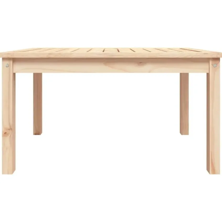 vidaXL - Salontafel Rechthoekig - Naturel - Massief grenenhout - 82,5x50,5x45 cm