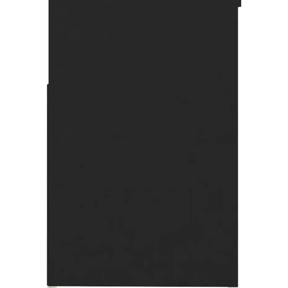 vidaXL - Schoenenbank - Zwart - Bewerkt hout - 80 x 30 x 45 cm