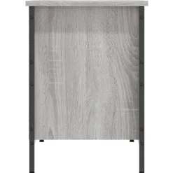 vidaXL - Schoenenkast 8 paar met 8 vakken - Grijs sonoma eiken - 131x35x50 cm