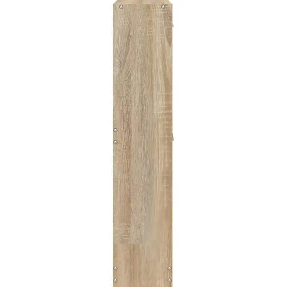 vidaXL - Schoenenkast 4 paar met 2 kleppen - Hout eiken - Hout - 59x17x81 cm
