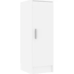 vidaXL - Schoenenkast - Wit - Bewerkt hout - 31.5 x 35 x 92 cm