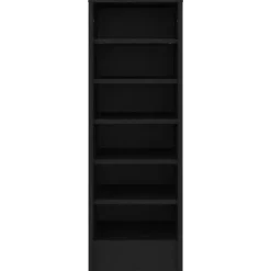 vidaXL - Schoenenkast - Zwart - Bewerkt hout - 31.5 x 35 x 92 cm