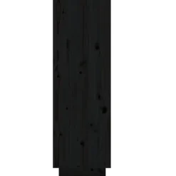 vidaXL - Schoenenkast - Zwart - Grenenhout