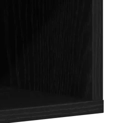 vidaXL - Schoenenkast - Zwart eiken - Bewerkt hout - 22 paar - 54x34x183 cm