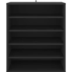 vidaXL - Schoenenkast - Zwart - Bewerkt hout - 60 x 35 x 70 cm