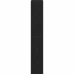 vidaXL - Schoenenkast met 3 kleppen 9 paar - Zwart eiken - 80x21x125,5 cm