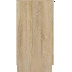vidaXL - Schoenenkast met 2 deuren - Sonoma eiken - Bewerkt hout - 59x35x70 cm