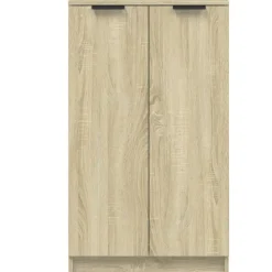 vidaXL - Schoenenrek - Bruin - Bewerkt hout
