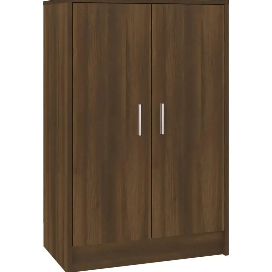 vidaXL - Schoenenrek - Bruin - Bewerkt hout - 60 x 35 x 92 cm