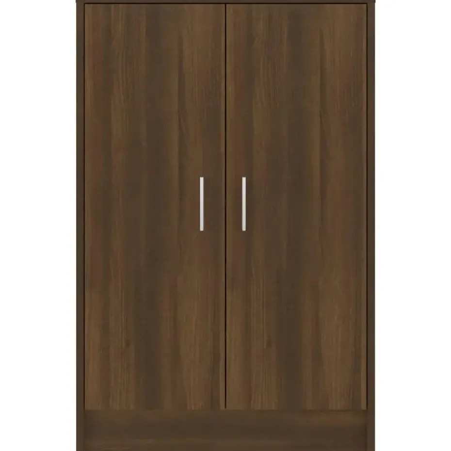 vidaXL - Schoenenrek - Bruin - Bewerkt hout - 60 x 35 x 92 cm