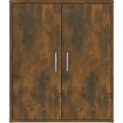 vidaXL - Schoenenrek - Bruin - Bewerkt hout - 60 x 35 x 70 cm