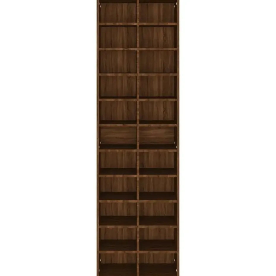 vidaXL - Schoenenrek - Bruin - Bewerkt hout