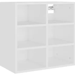 vidaXL - Schoenenrek - Wit - Bewerkt hout - 2 stuks
