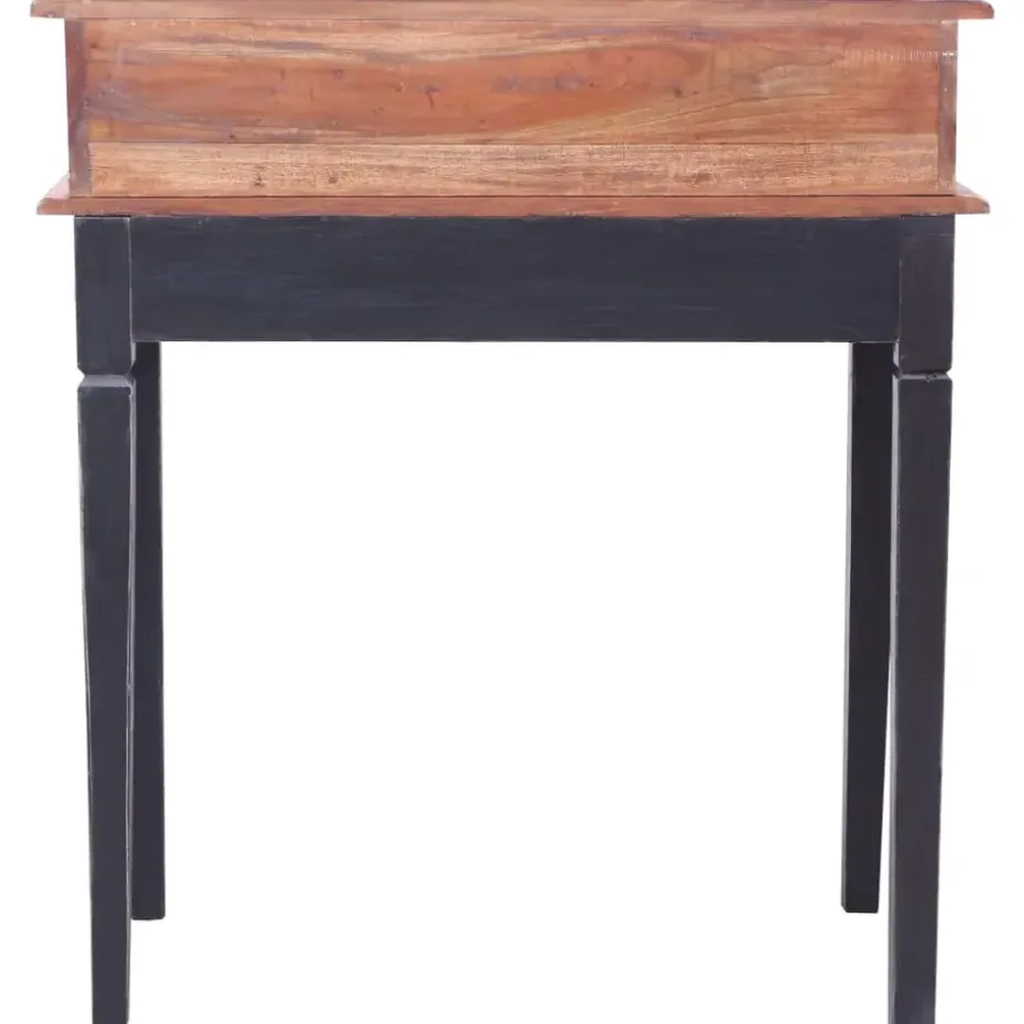 vidaXL - Schrijftafel - Bruin - Gerecycled hout