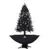 vidaXL - Sneeuwende Kerstboom - Zwart - 190 x 115 cm