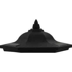 vidaXL - Solarlamp - Zwart - Polypropyleen - 6 stuks