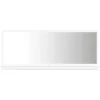vidaXL - Spiegel - Wit - Bewerkt hout - 90 x 10.5 x 37 cm