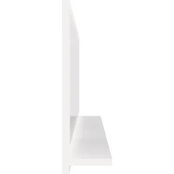 vidaXL - Spiegel - Wit - Bewerkt hout - 90 x 10.5 x 37 cm