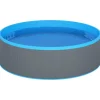 vidaXL - Splasher Pool - Grijs - Staal