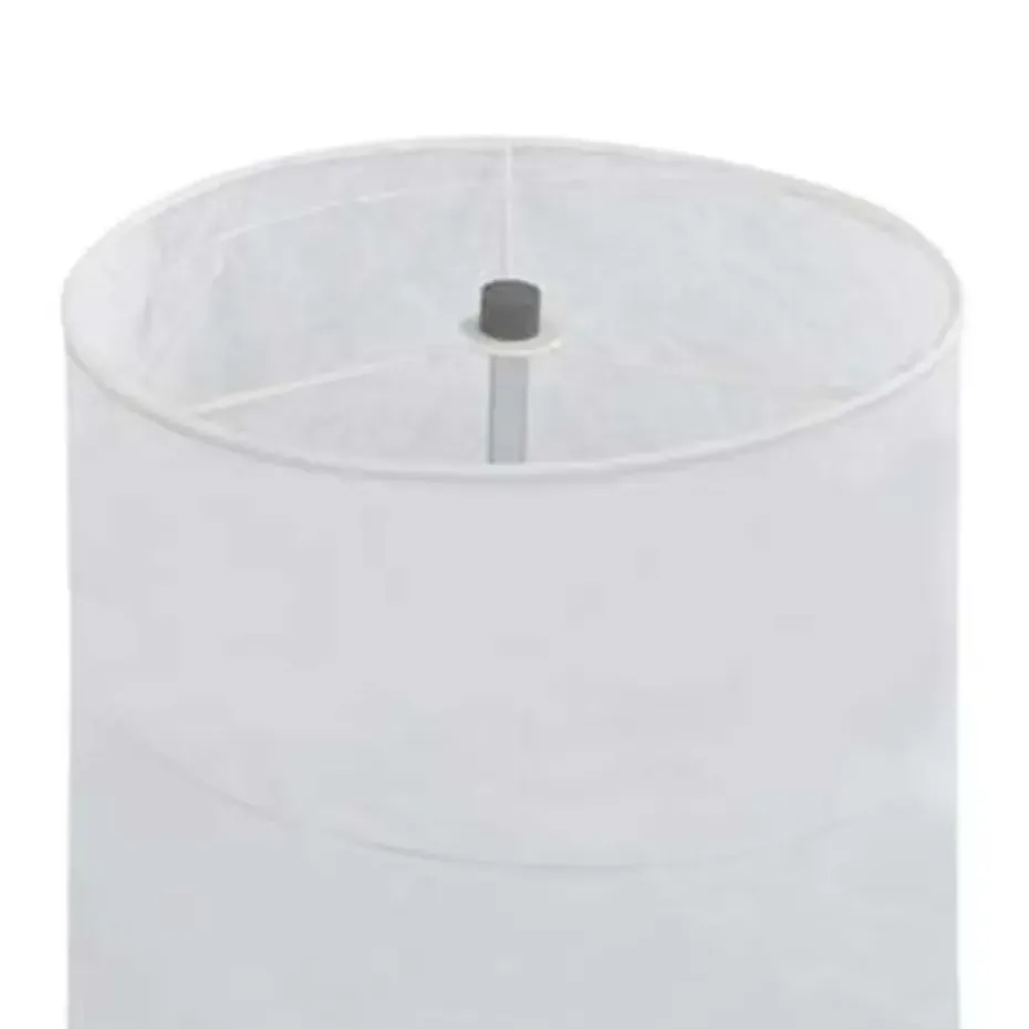 vidaXL - Staande Lamp - Wit - Papier