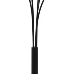 vidaXL - Staande Lamp - Zwart - Staal