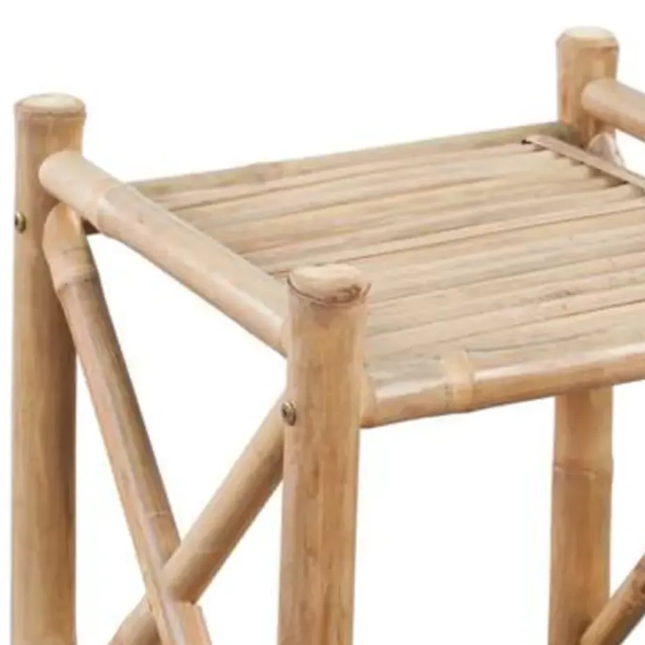 vidaXL - Staande Plank - Bruin - Bamboe
