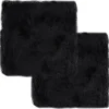 vidaXL - Stoelkussen - Grijs - Fleece