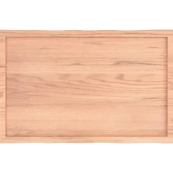 vidaXL - Tafelblad - Bruin - Eikenhout - 100 x 60 x 4 cm