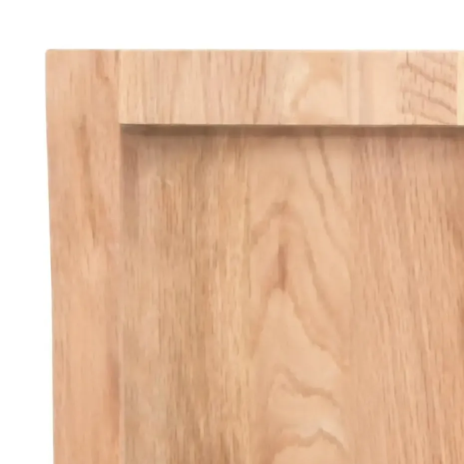 vidaXL - Tafelblad - Bruin - Eikenhout - 100 x 60 x 4 cm