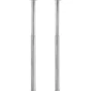 vidaXL - Tafelpoot - Zilver - IJzer - 2 stuks