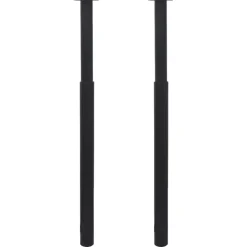 vidaXL - Tafelpoot - Zwart - IJzer - 2 stuks