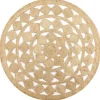 vidaXL - Tapijt - Bruin - Jute - 90 cm