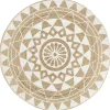 vidaXL - Tapijt - Wit - Jute