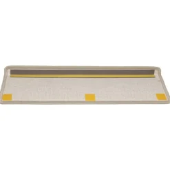 vidaXL - Tapijt Traptrede - Taupe - Polypropyleen