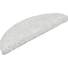 vidaXL - Tapijt Traptrede - Wit - Polypropyleen