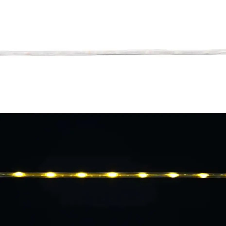 vidaXL - Touwenlicht met 2400 LED 100 m - Warmwit - PVC