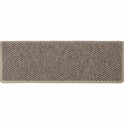 vidaXL - Trapmat - Beige - Stof - 15 stuks