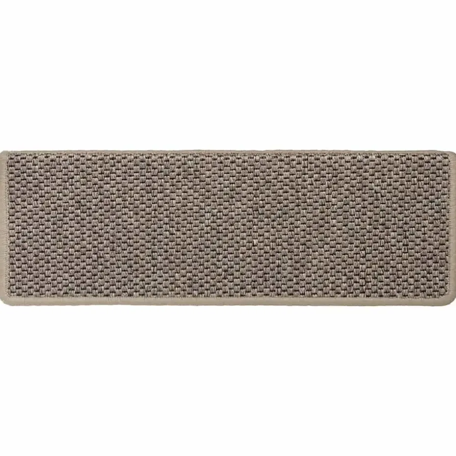 vidaXL - Trapmat - Beige - Stof - 15 stuks