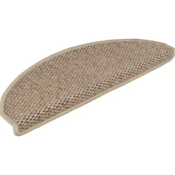 vidaXL - Trapmat - Beige - Stof - 65 x 21 x 4 cm - 15 stuks