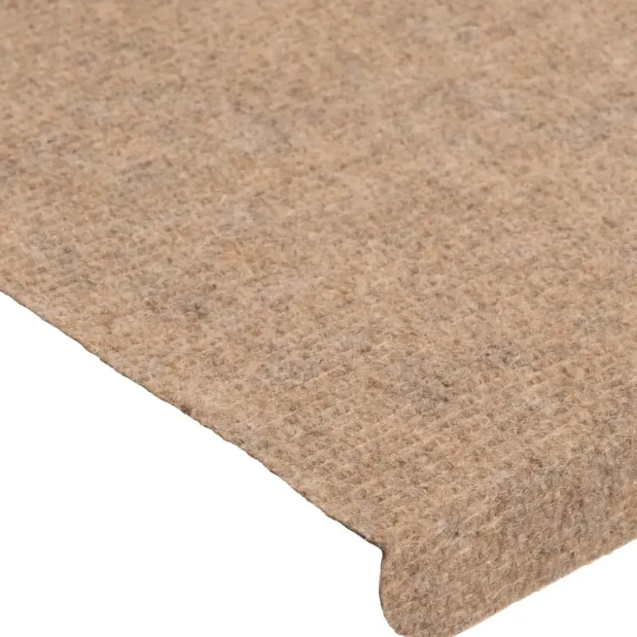 vidaXL - Trapmat - Beige - Stof - 65 x 24.5 x 3.5 cm - 15 stuks