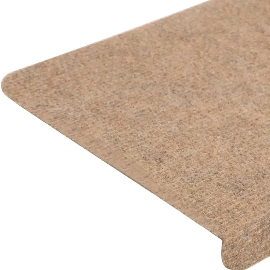 vidaXL - Trapmat - Beige - Stof - 65 x 24.5 x 3.5 cm - 15 stuks
