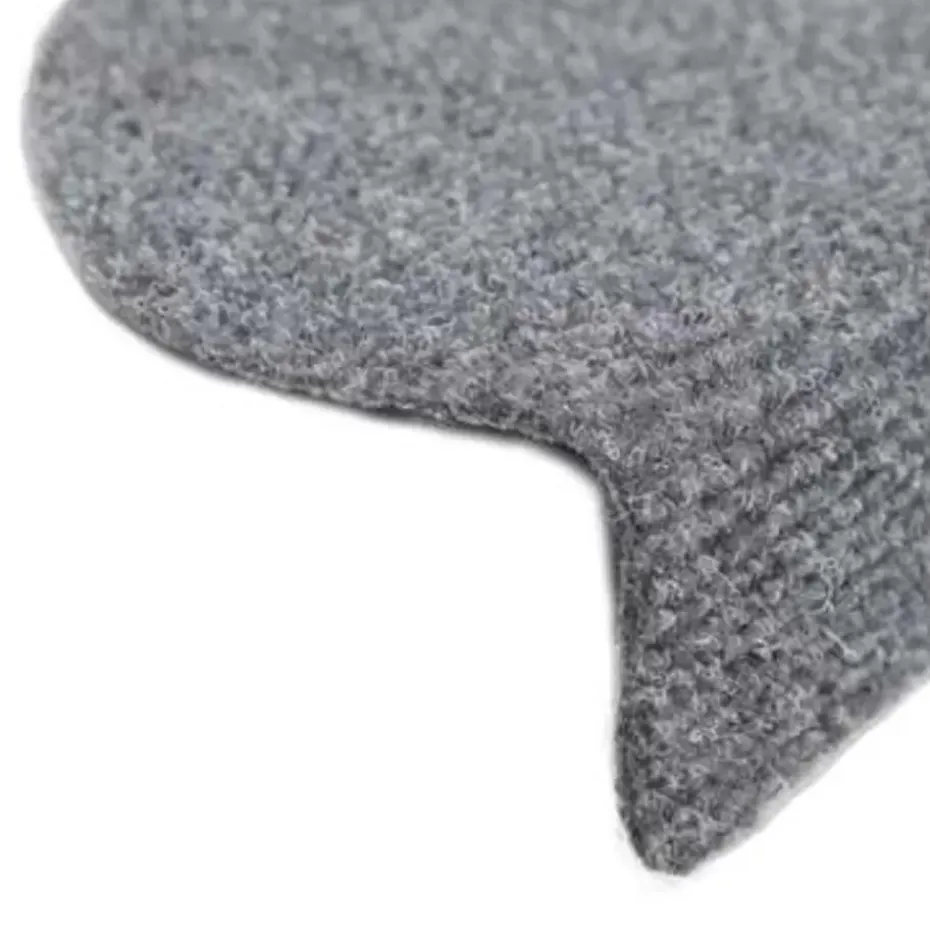 vidaXL - Trapmat - Grijs - Polypropyleen - 56 x 17 x 3 cm - 15 stuks