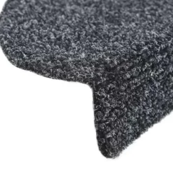 vidaXL - Trapmat - Grijs - Polypropyleen - 65 x 21 x 4 cm - 15 stuks
