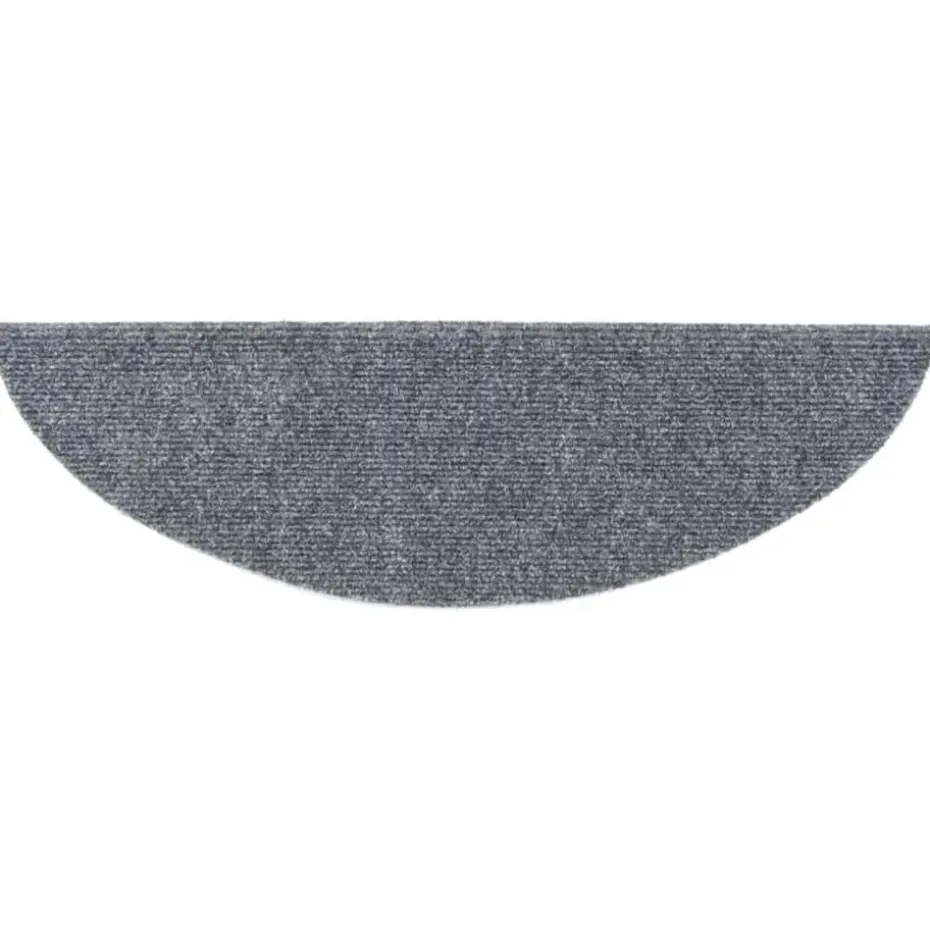 vidaXL - Trapmat - Grijs - Polypropyleen - 56 x 17 x 3 cm - 10 stuks