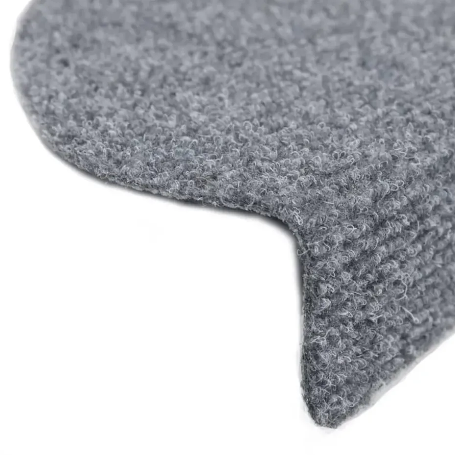 vidaXL - Trapmat - Grijs - Polypropyleen - 56 x 17 x 3 cm - 10 stuks